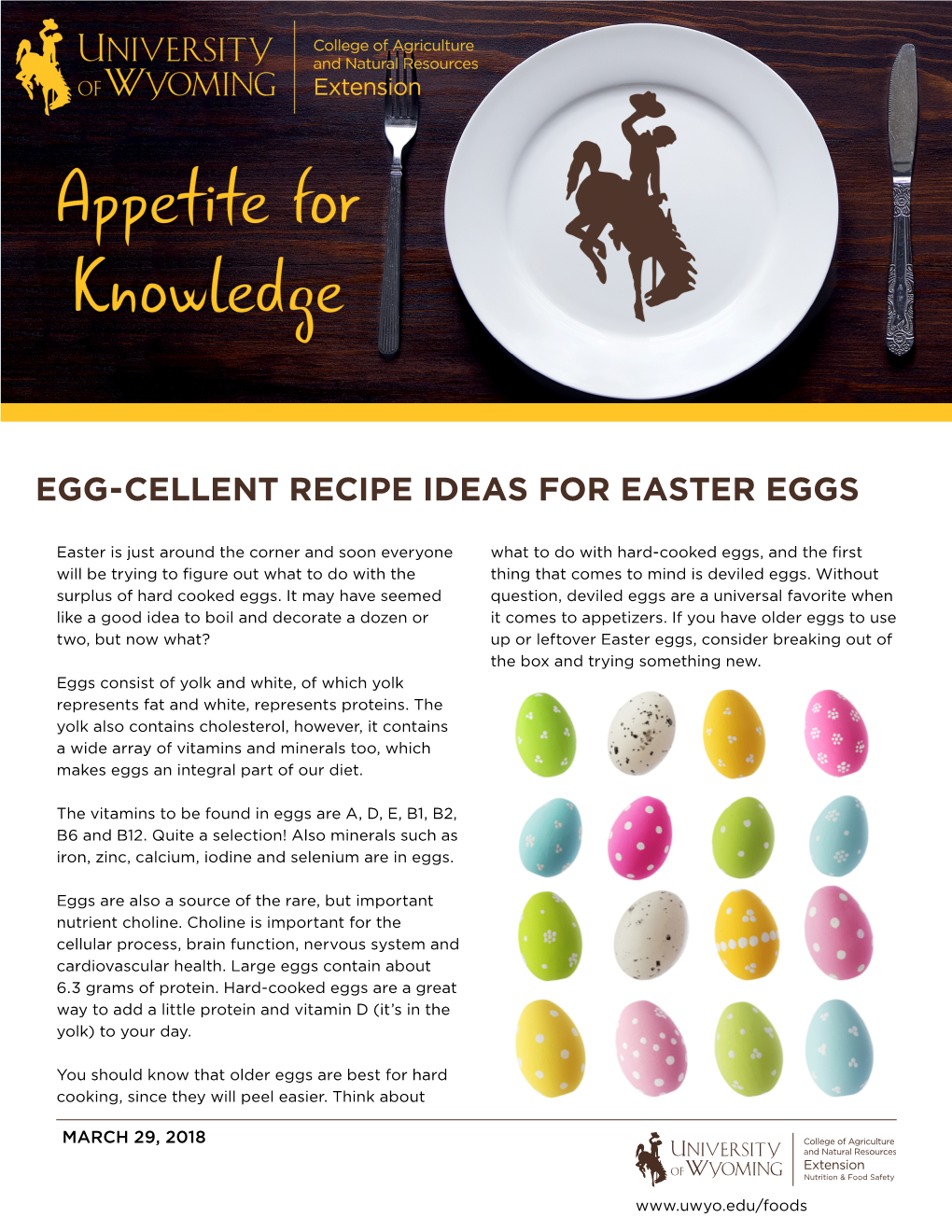 Egg-Cellent Recipe Ideas for Easter Eggs