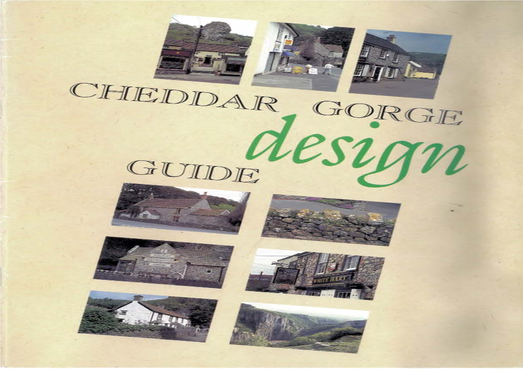 Cheddar Gorge Design Guide, March 2013