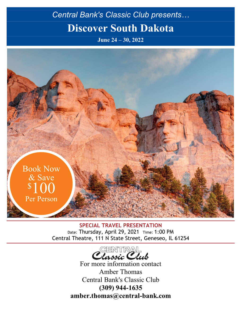 Discover South Dakota June 24 – 30, 2022