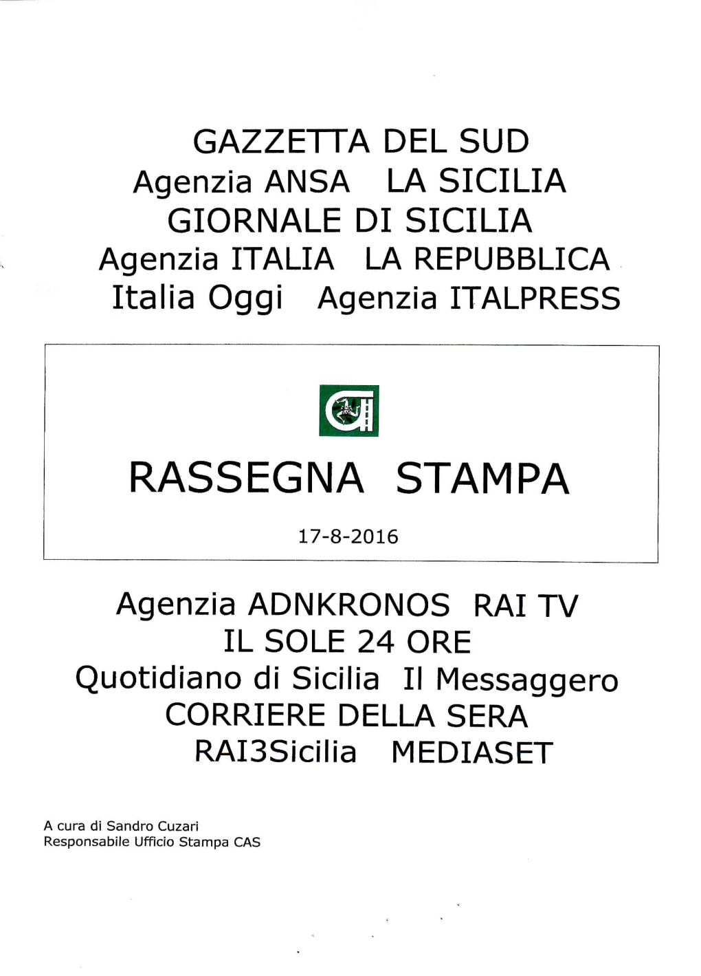 Rassegna Stampa