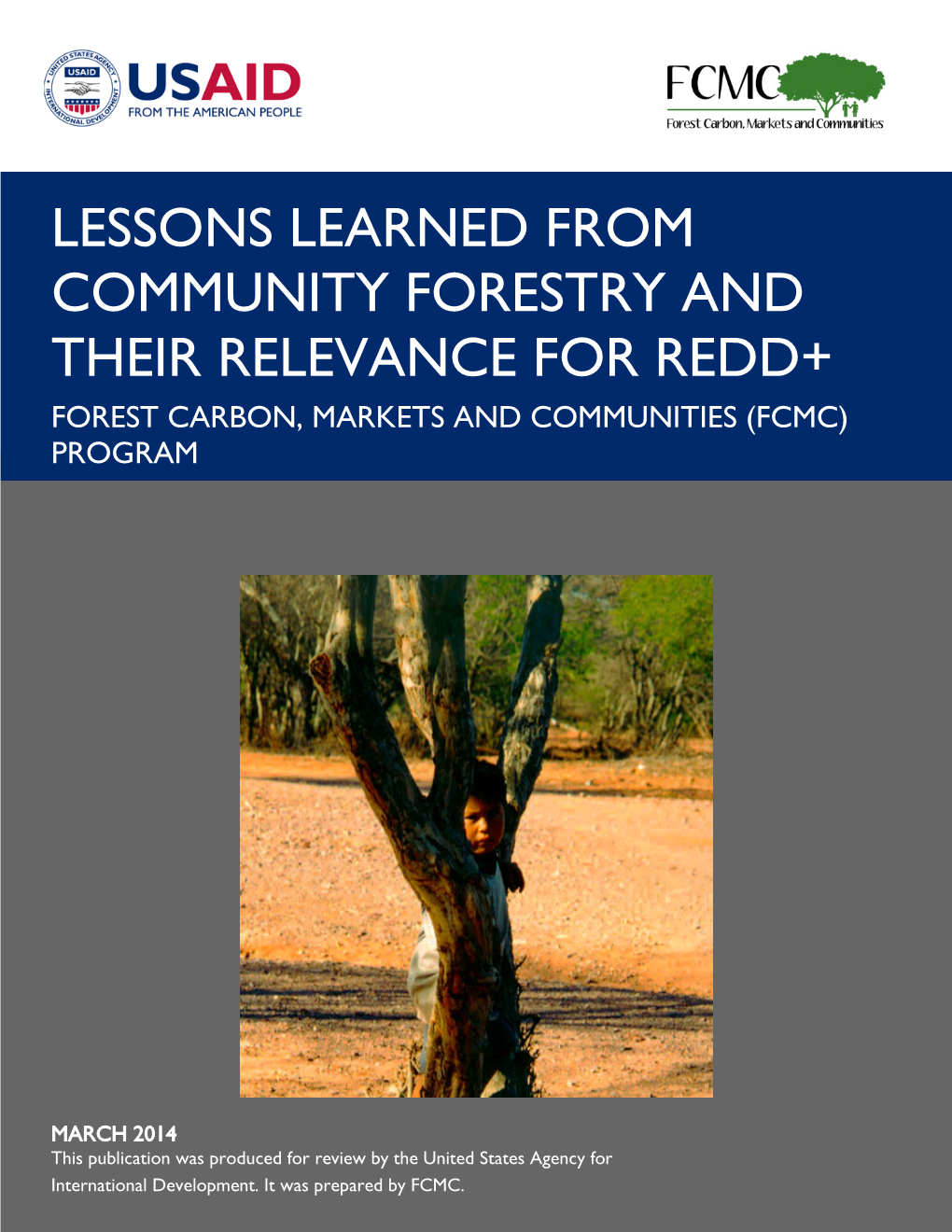 Lessons Learned from Community Forestry and Their Relevance for REDD+.” This Global Synthesis Was Prepared by Roy Hagen