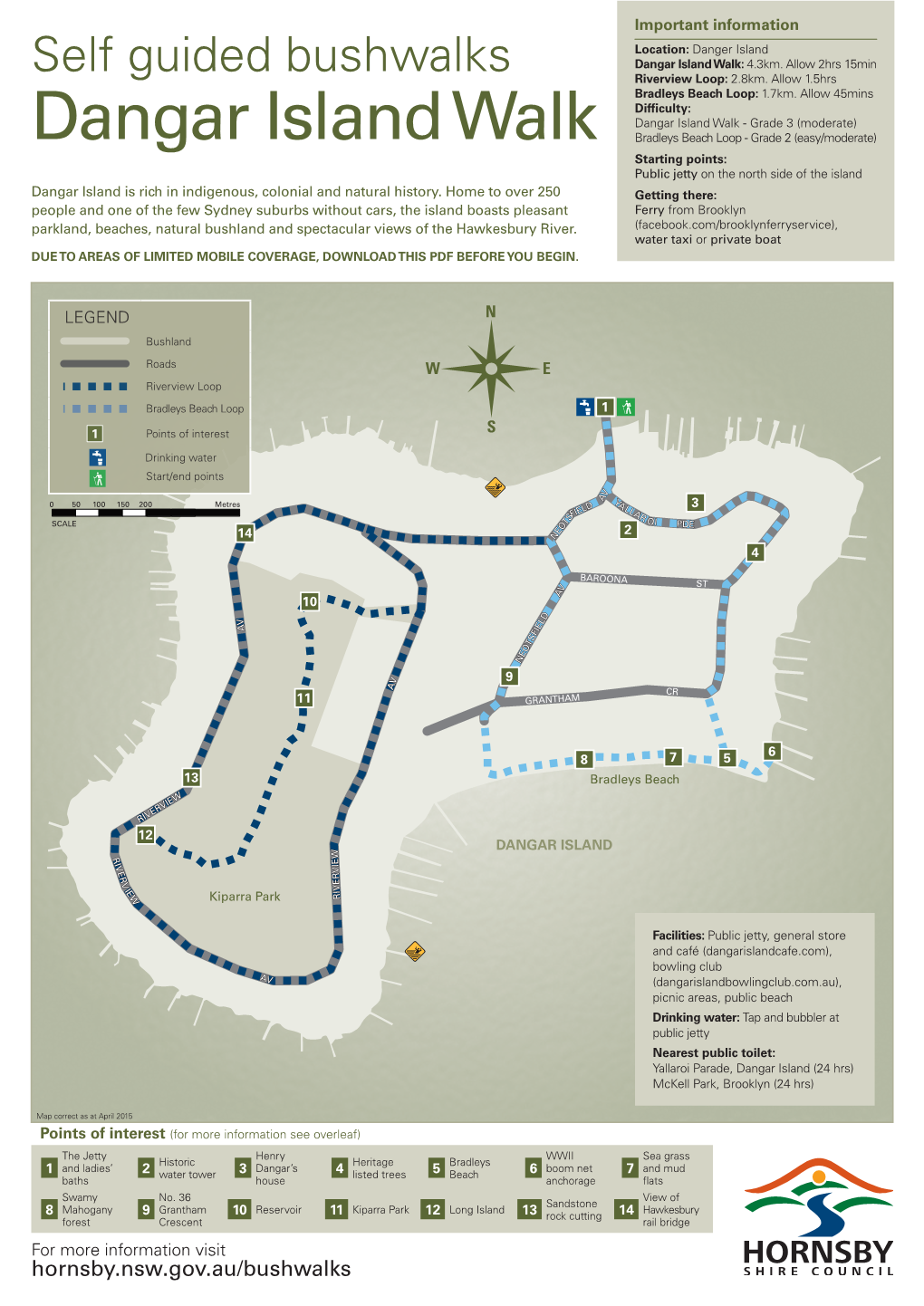 Dangar Island Walk: 4.3Km