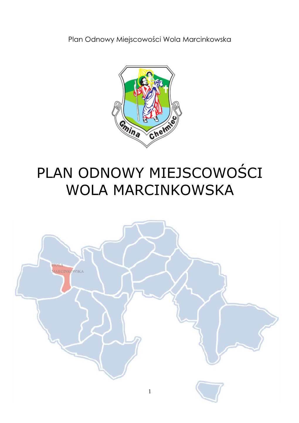 Plan Odnowy Miejscowości Wola Marcinkowska