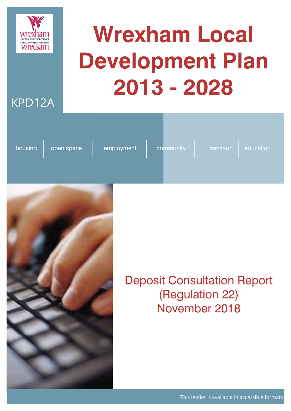 Wrexham Local Development Plan 2013 - 2028 KPD12A