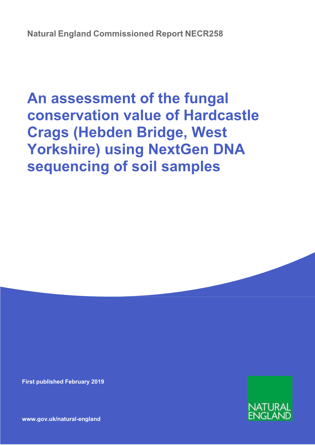 (Hebden Bridge, West Yorkshire) Using Nextgen DNA Sequencing of Soil Samples