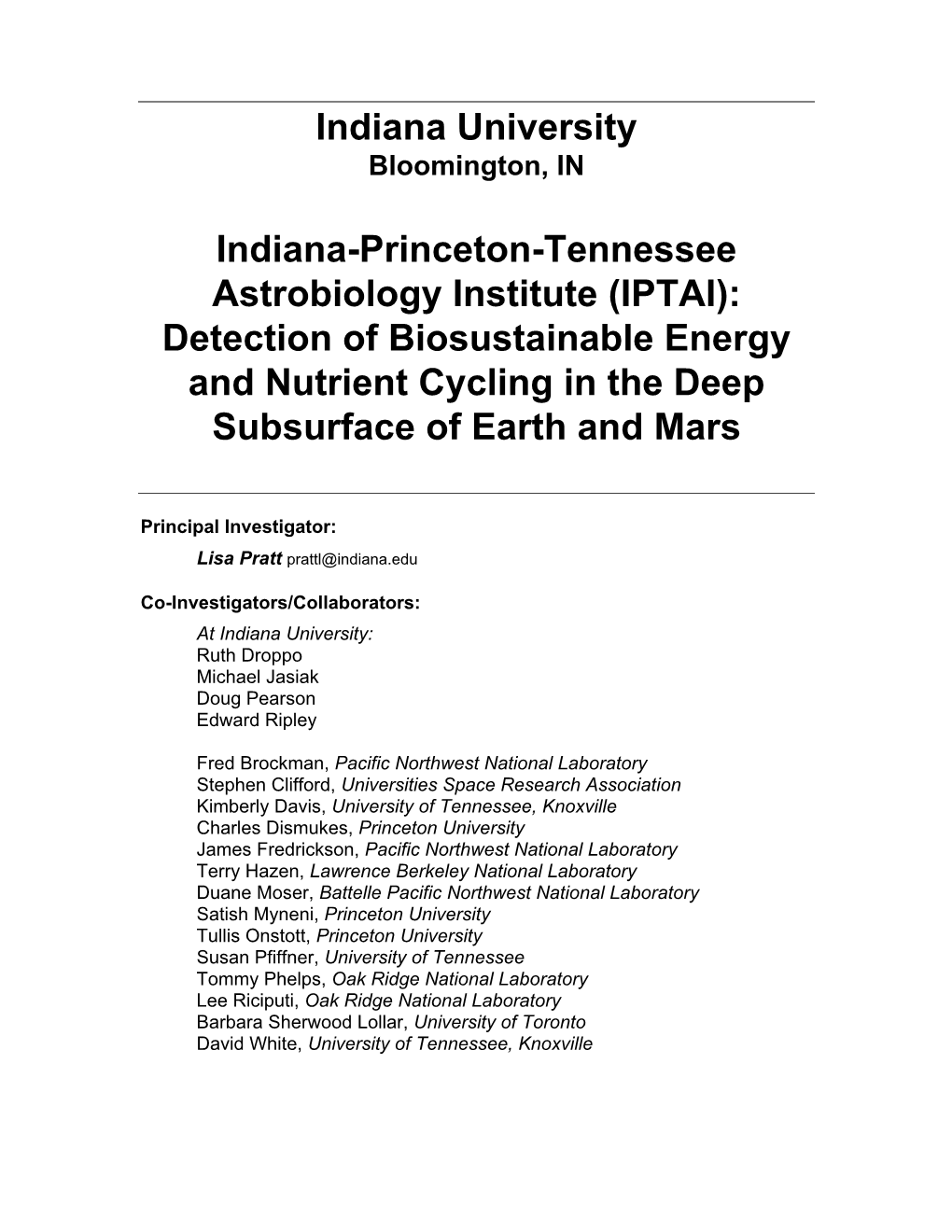 Detection of Biosustainable Energy and Nutrient Cycling in the Deep Subsurface of Earth and Mars