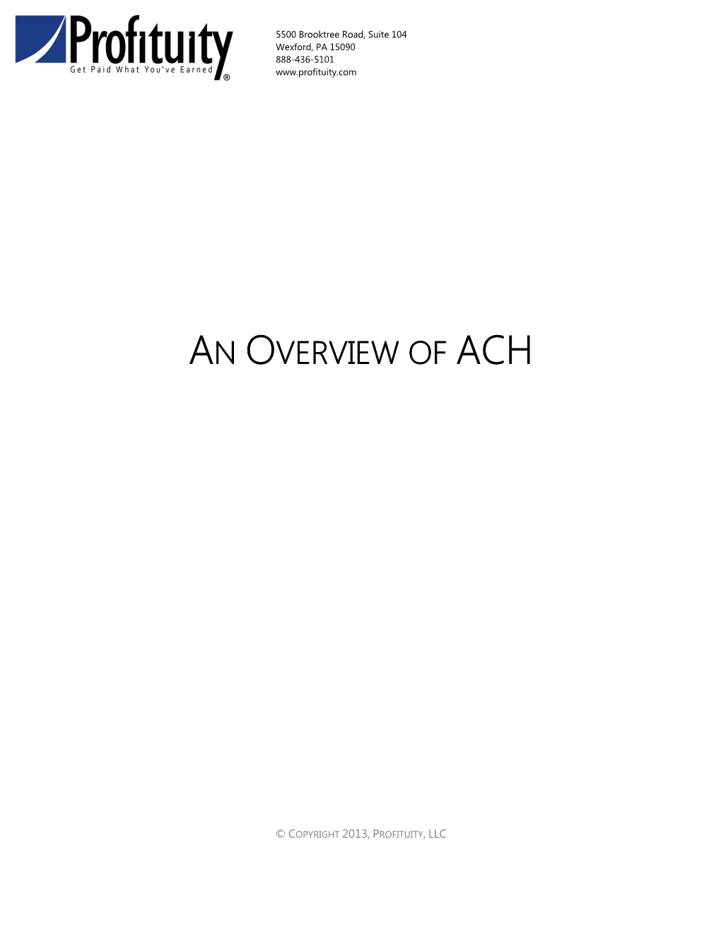 An Overview of Ach