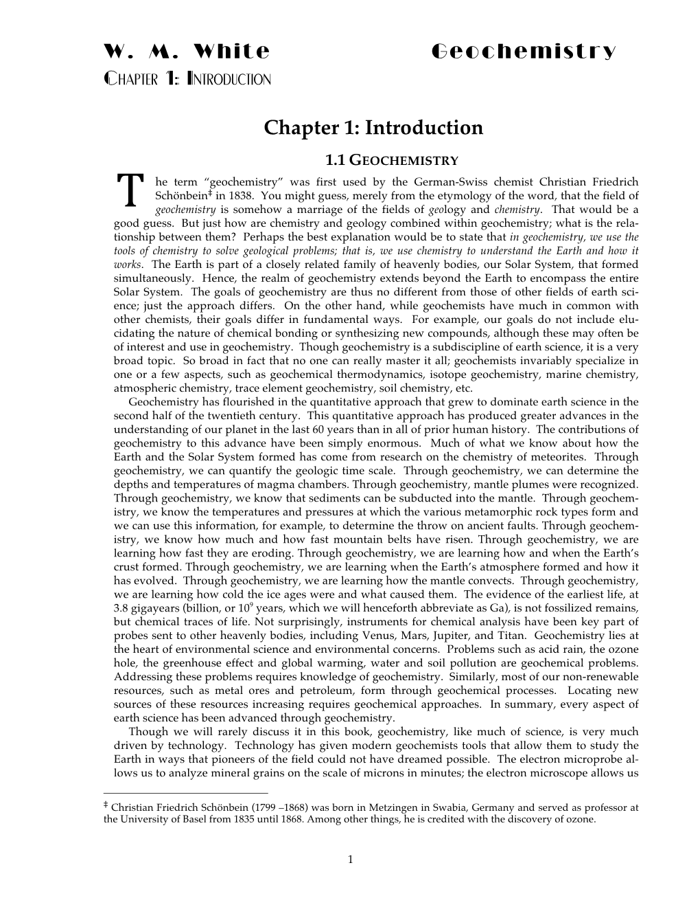 WM White Geochemistry Chapter 1