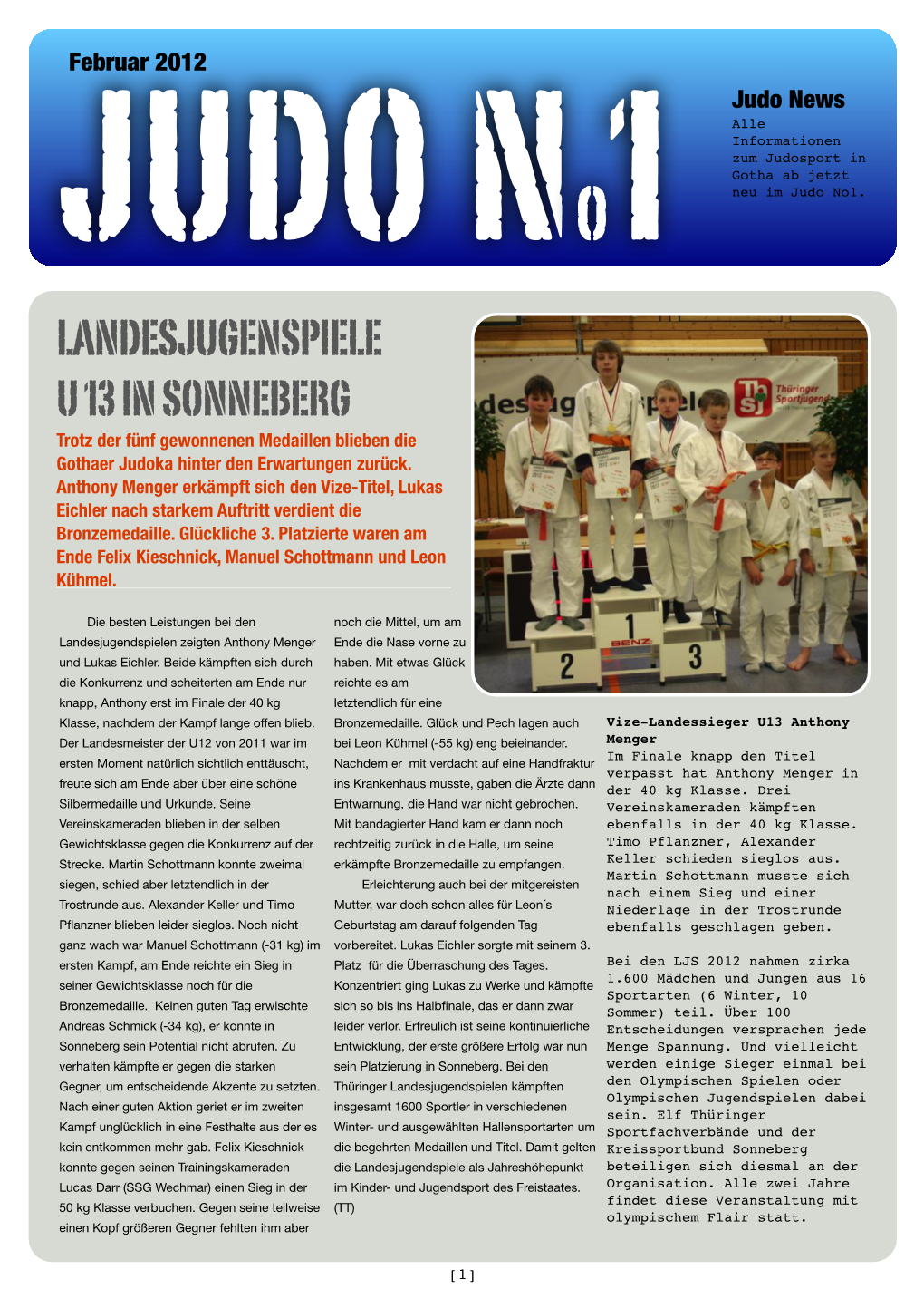 Judo No1 Februar 12