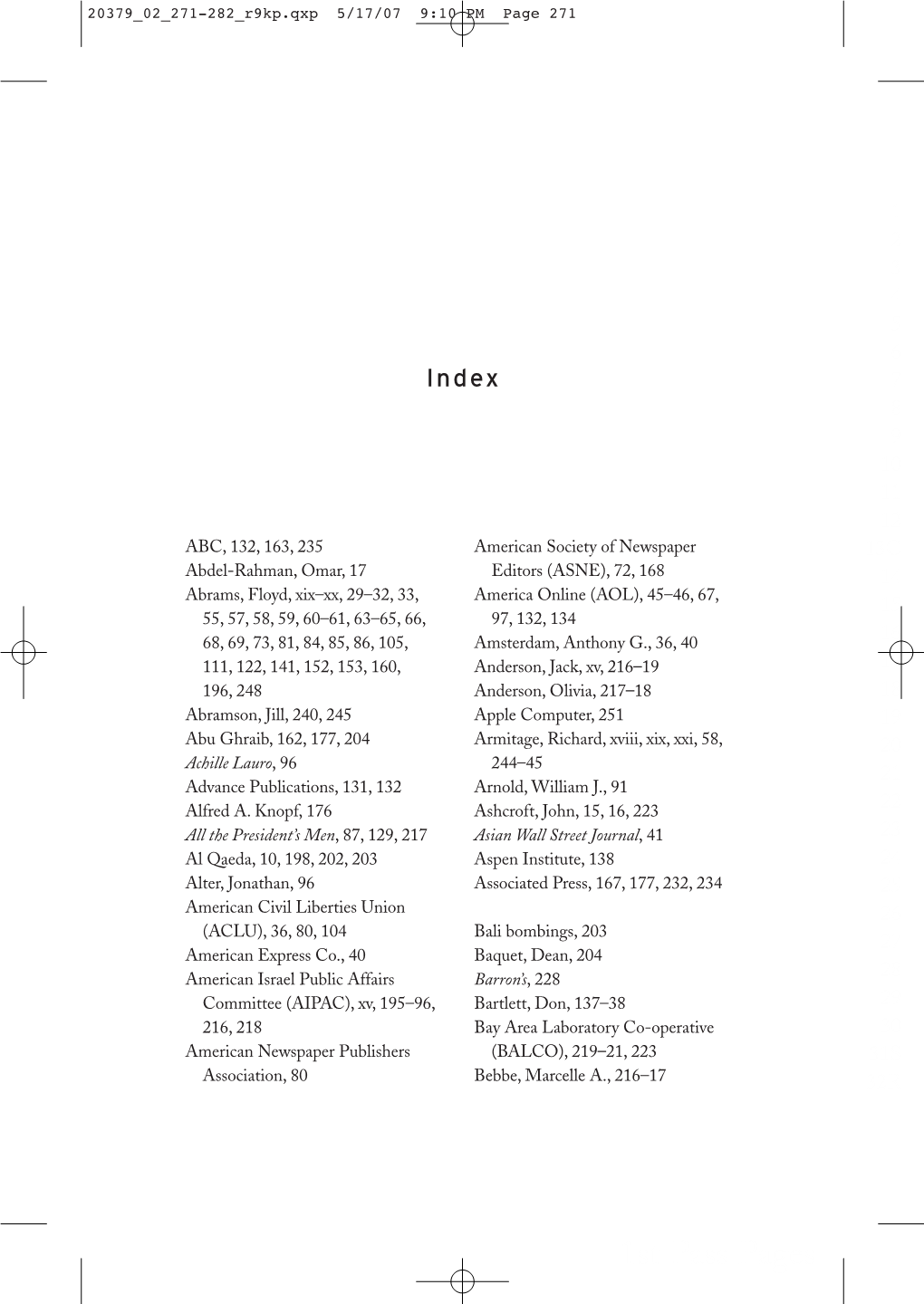 Download a PDF of the Index