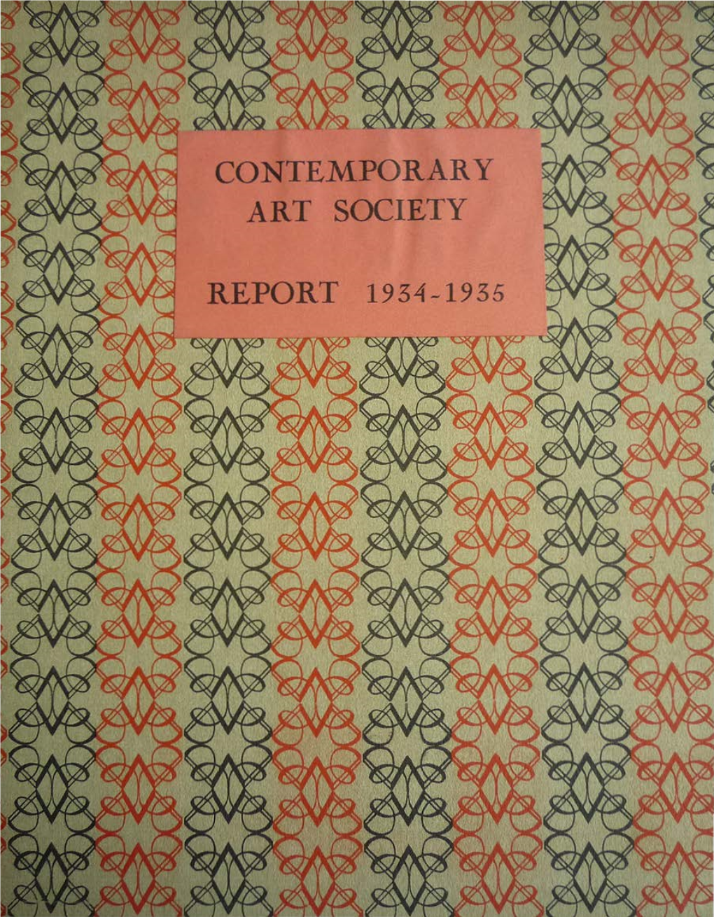 Contemporary Art Society Report 1934-1935