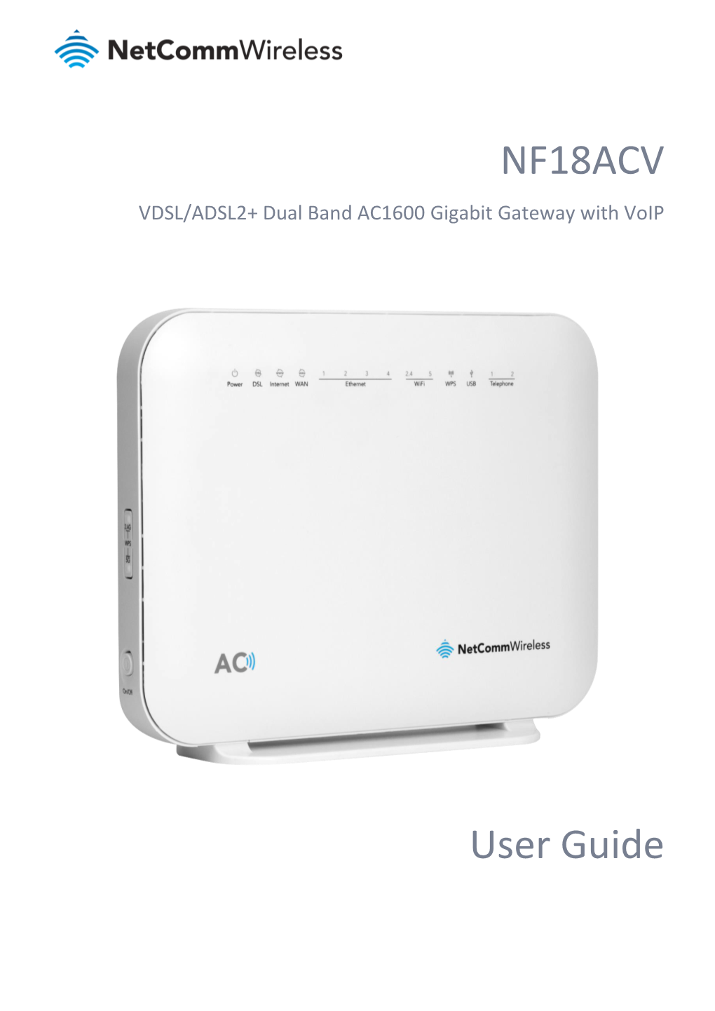 NF18ACV User Guide