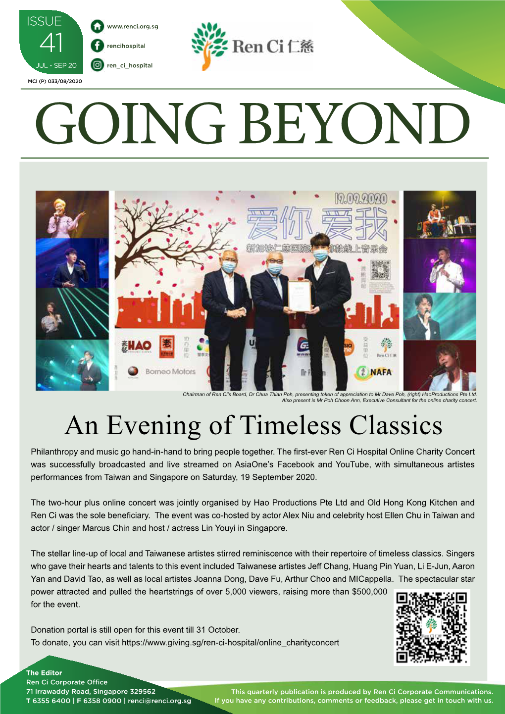 An Evening of Timeless Classics Philanthropy and Music Go Hand-In-Hand to Bring People Together
