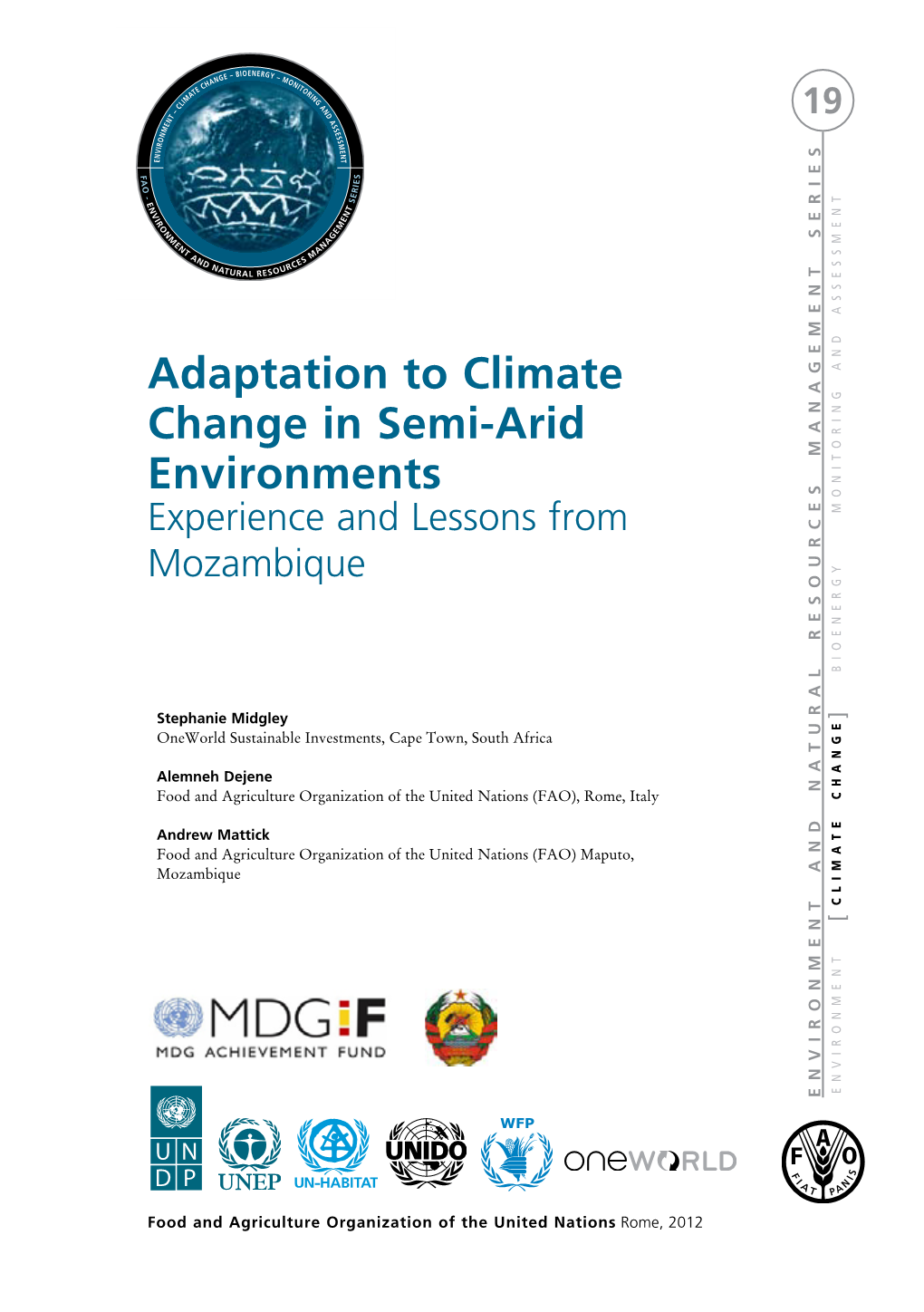 Adaptation to Climate Change in Semi-Arid Environments Monitoring And