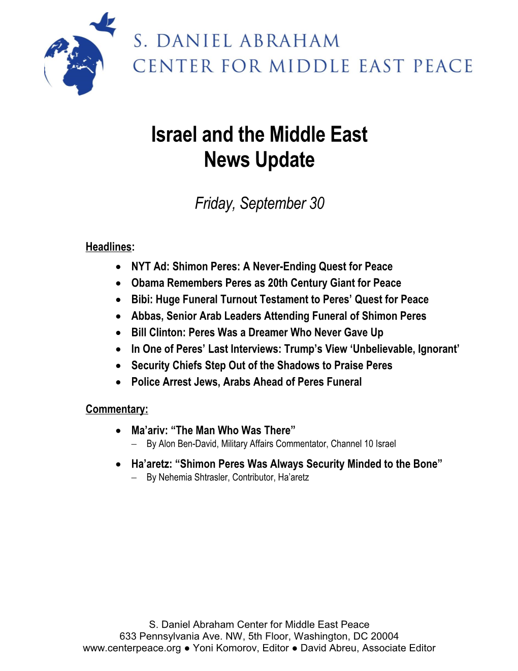 Israel Update – Monday, July 3