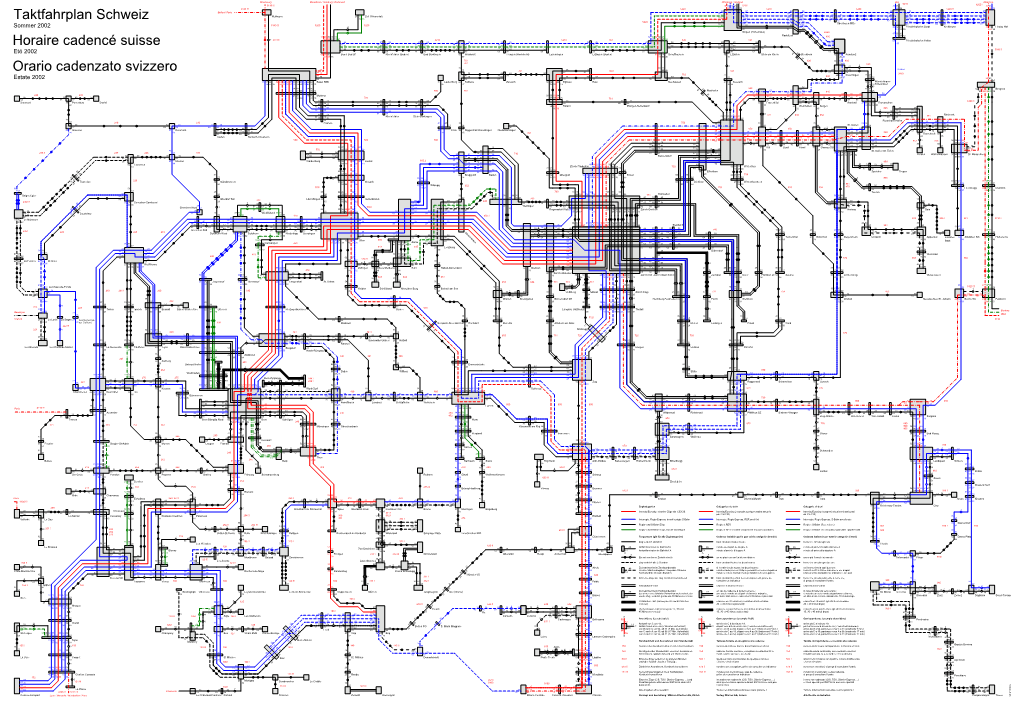 Netzgrafik Fahrplan Schweiz 2002