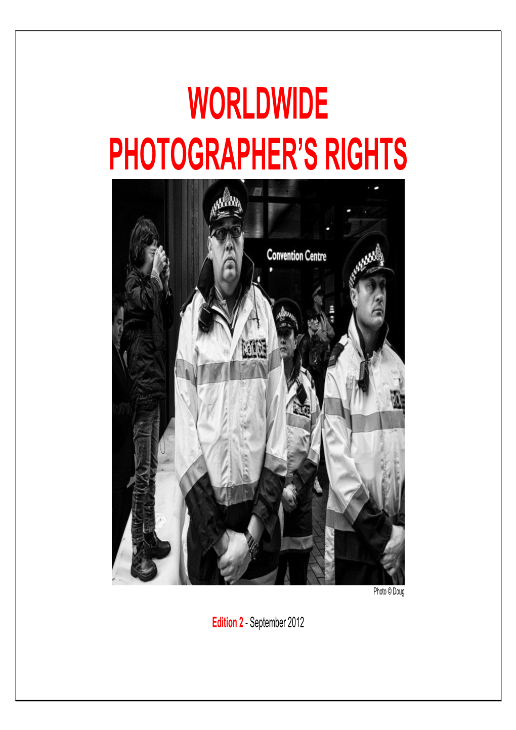 Photographer's Right 2