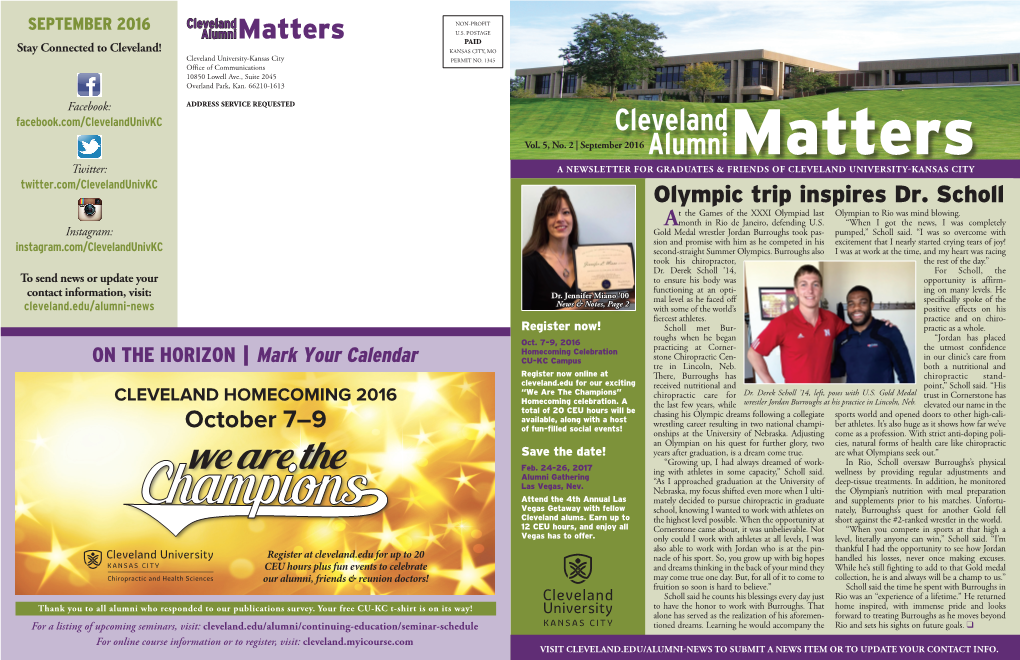 Cleveland Alumnimatters Vol