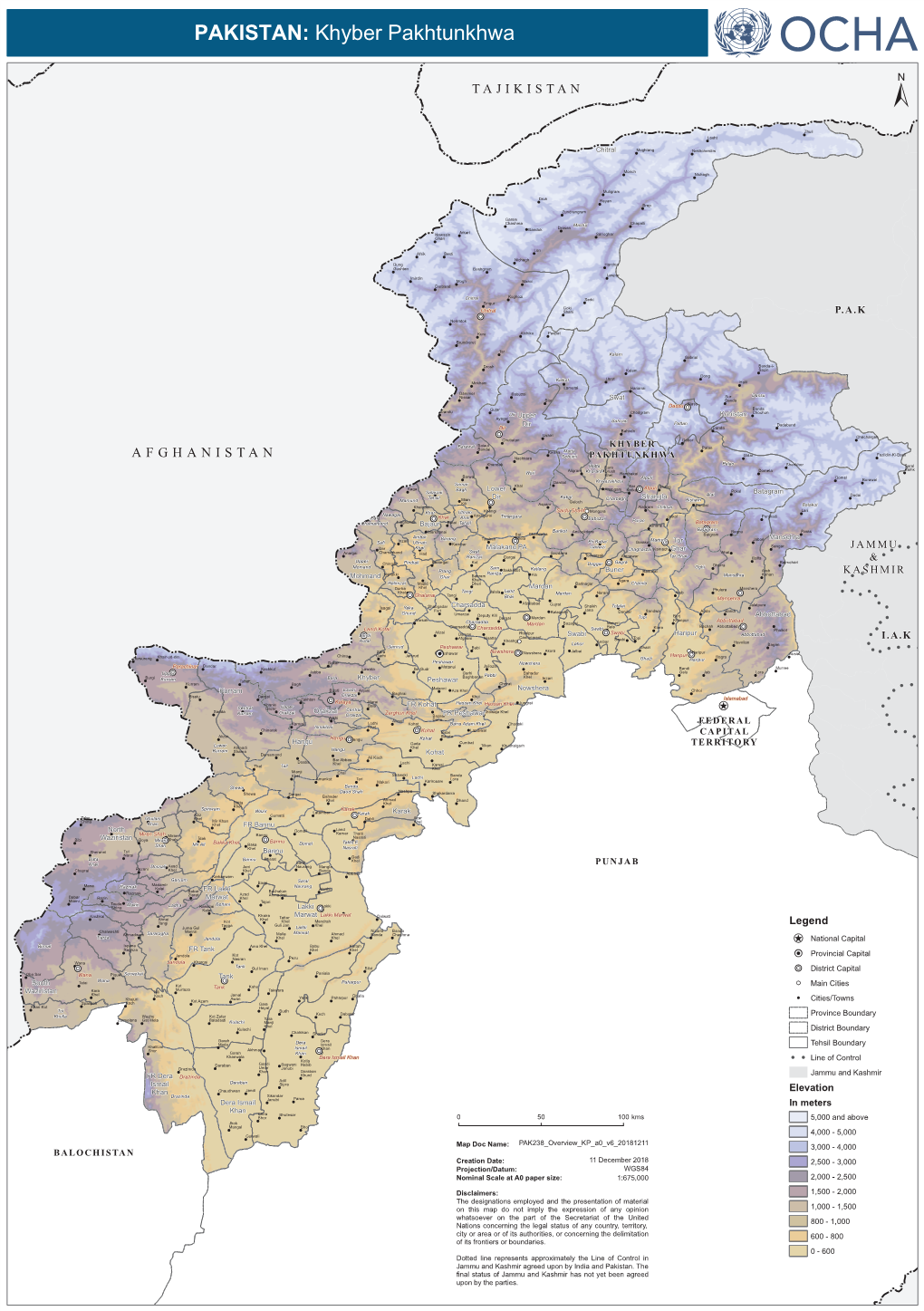 PAKISTAN: Khyber Pakhtunkhwa