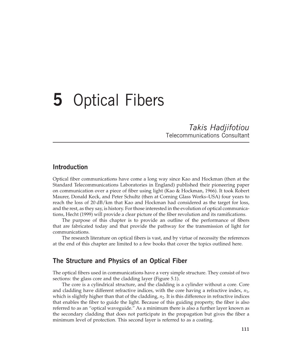 5 Optical Fibers