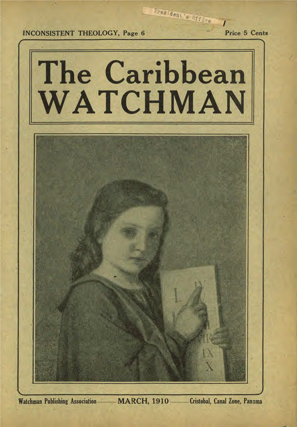 Caribbean Watchman for 1910