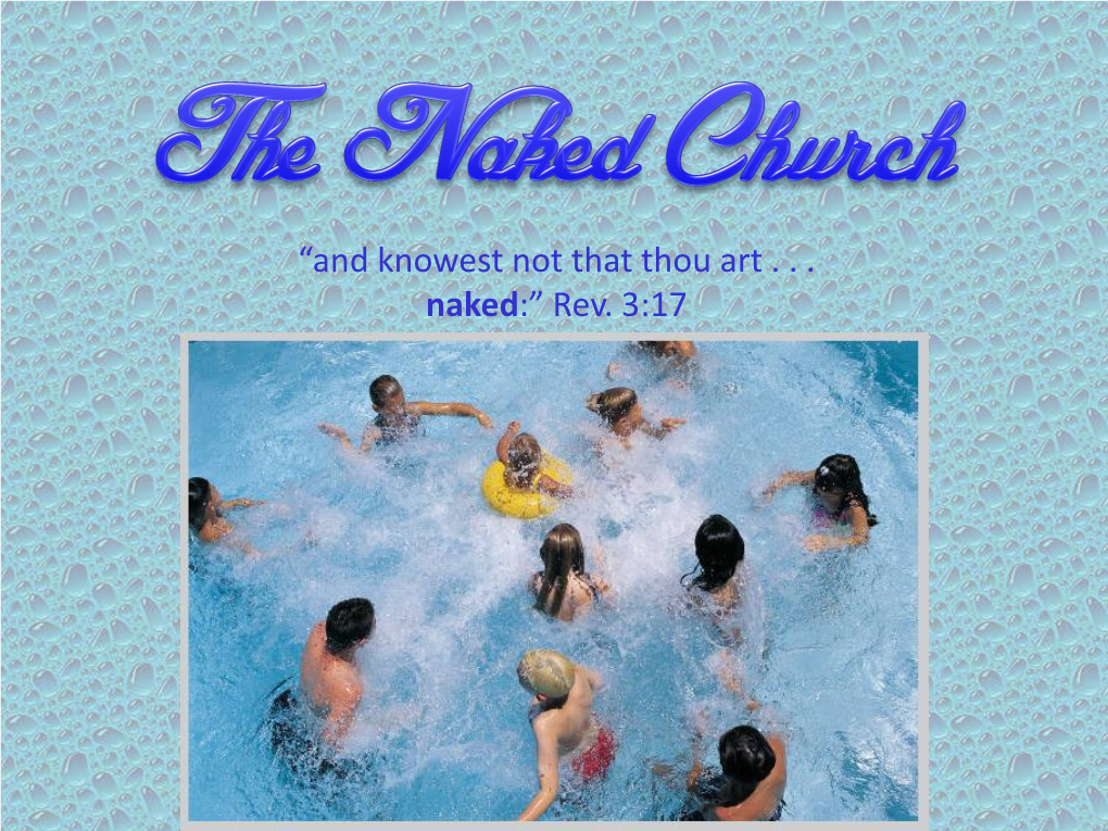 The Naked Church