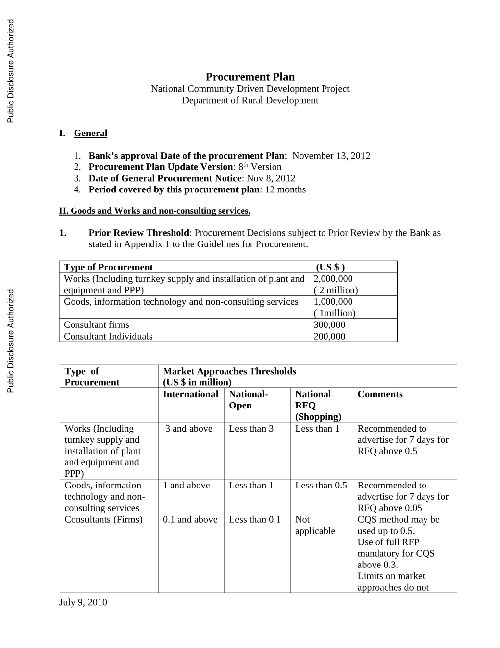 World Bank Document