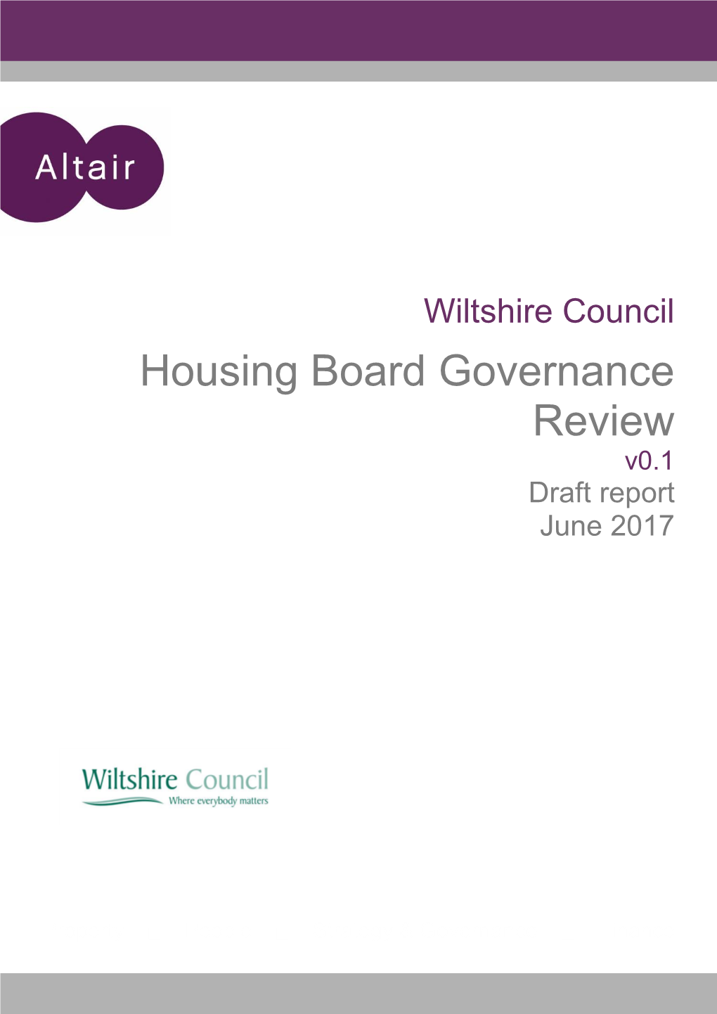 Housing Board Governance Review V0.1 Draft Report June 2017