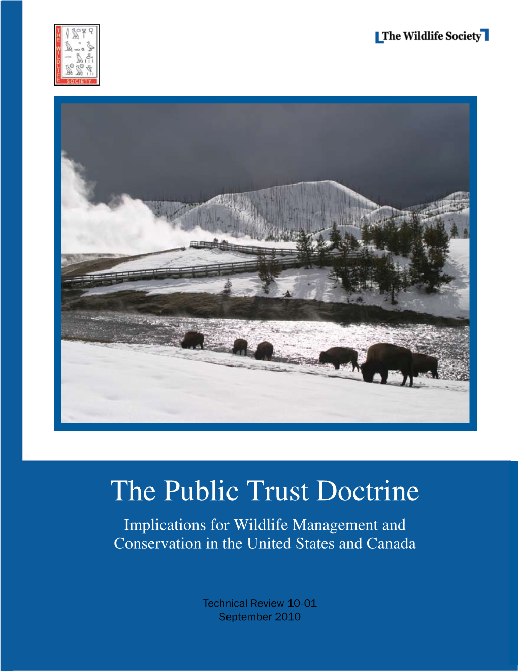 The Public Trust Doctrine