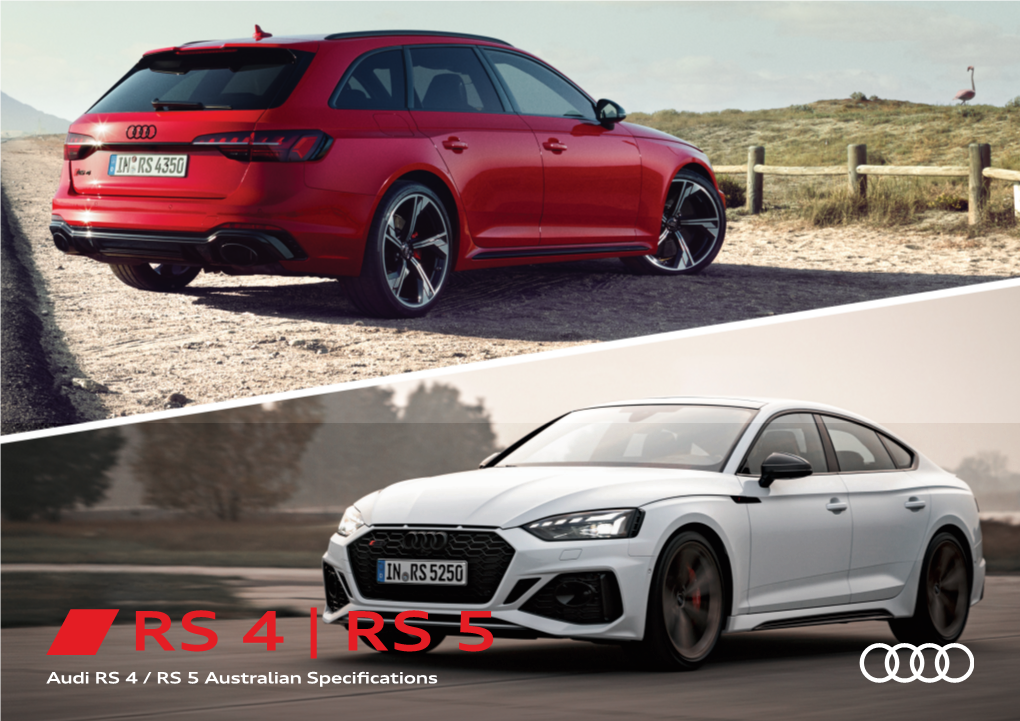 Audi RS 4 and RS 5 Specifications Guide