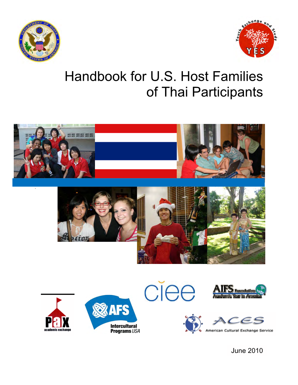 Handbook for U.S. Host Families of Thai Participants