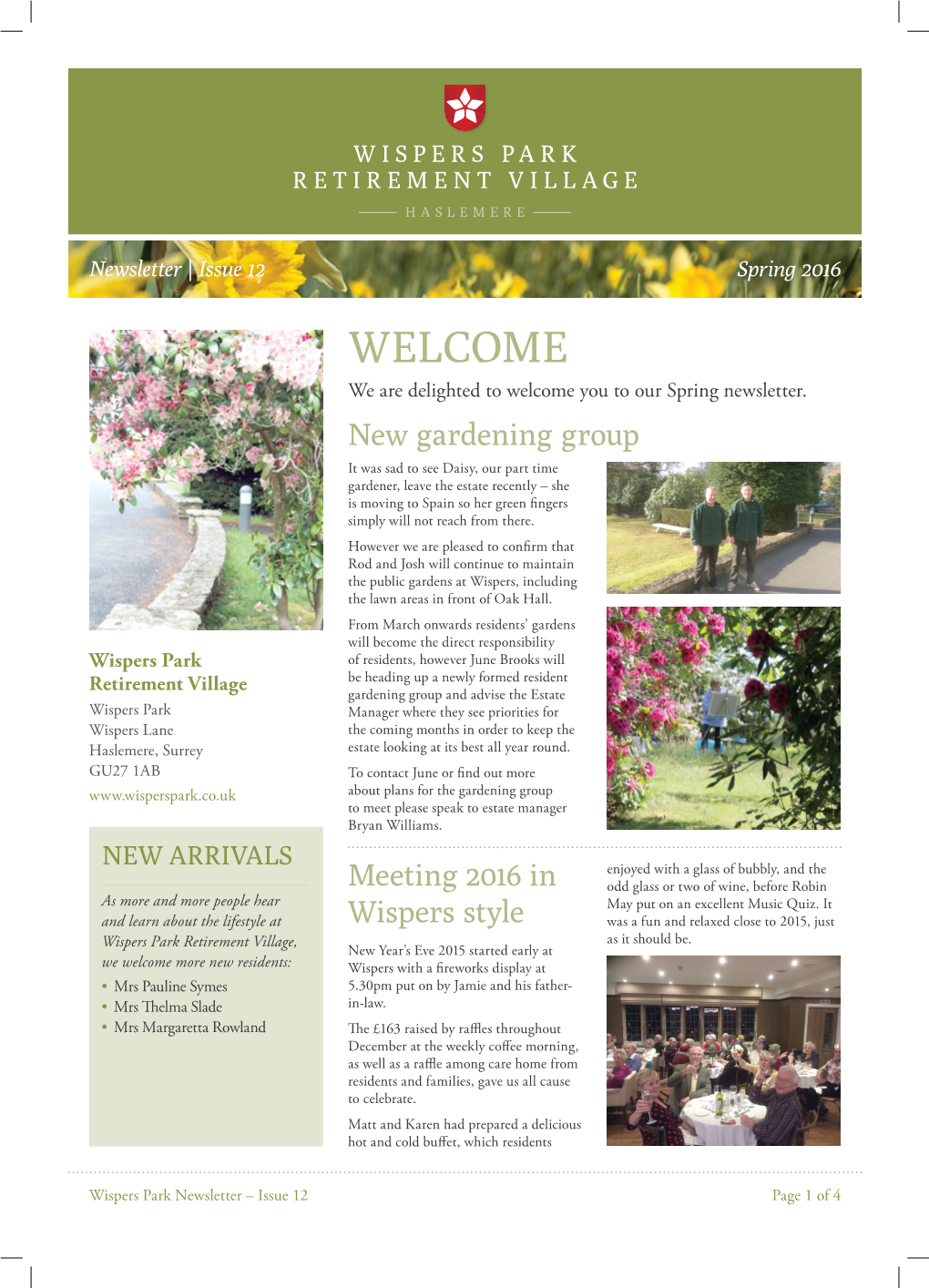 0776 Wispers Park Newsletter