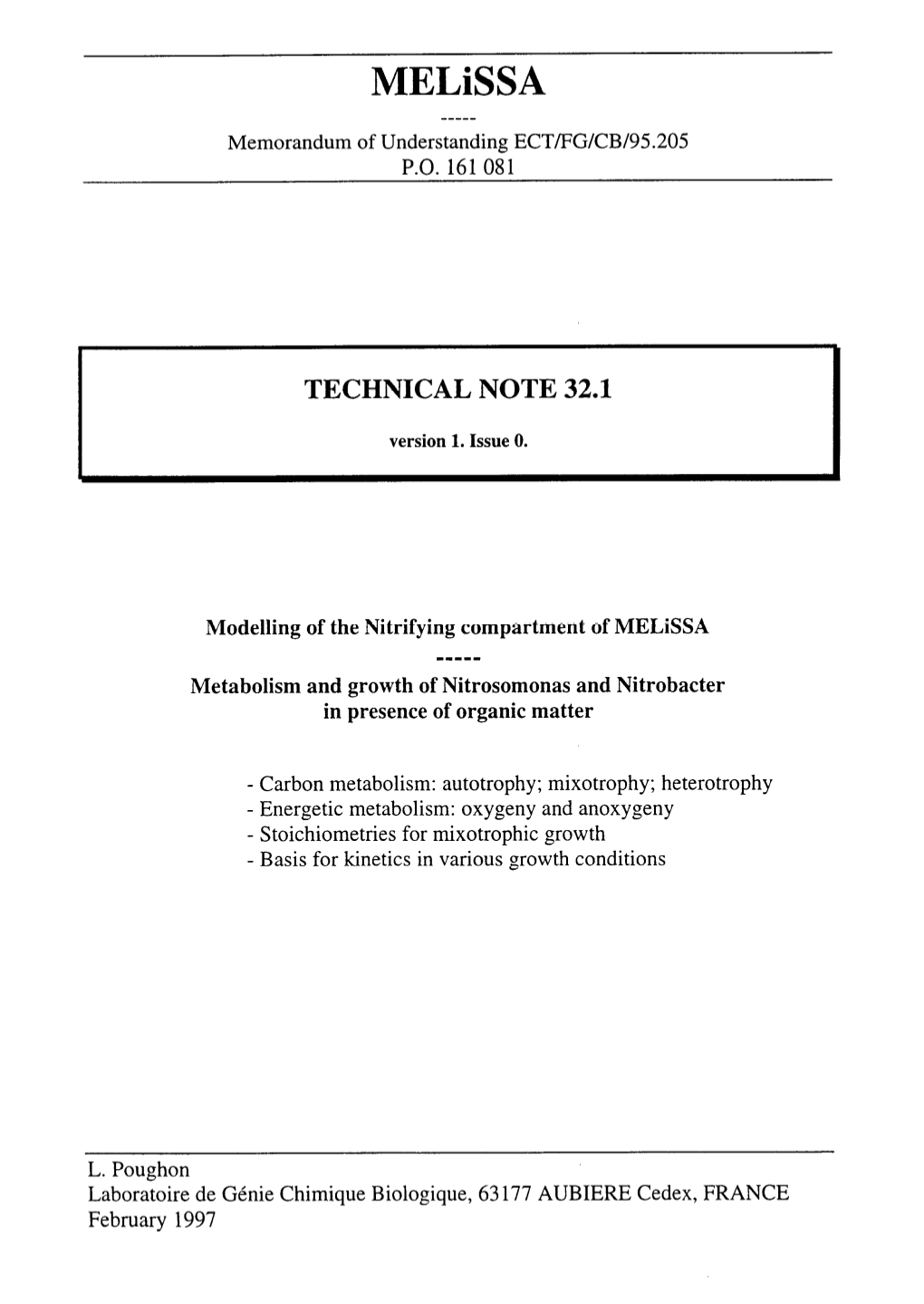 Technical Note 32.1