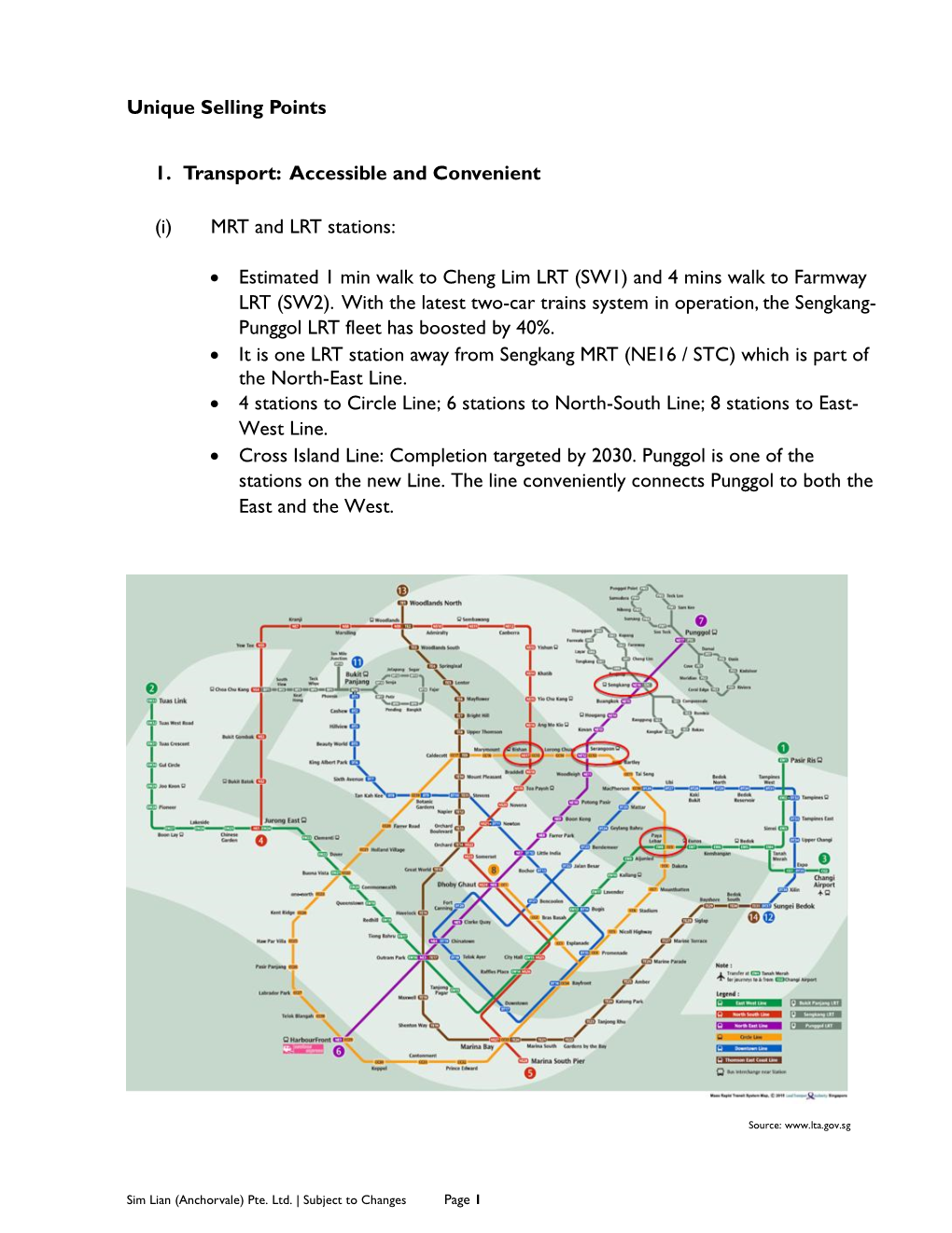 Estimated 1 Min Walk to Cheng Lim LRT (SW1) and 4 Mins Walk to Farmway LRT (SW2)