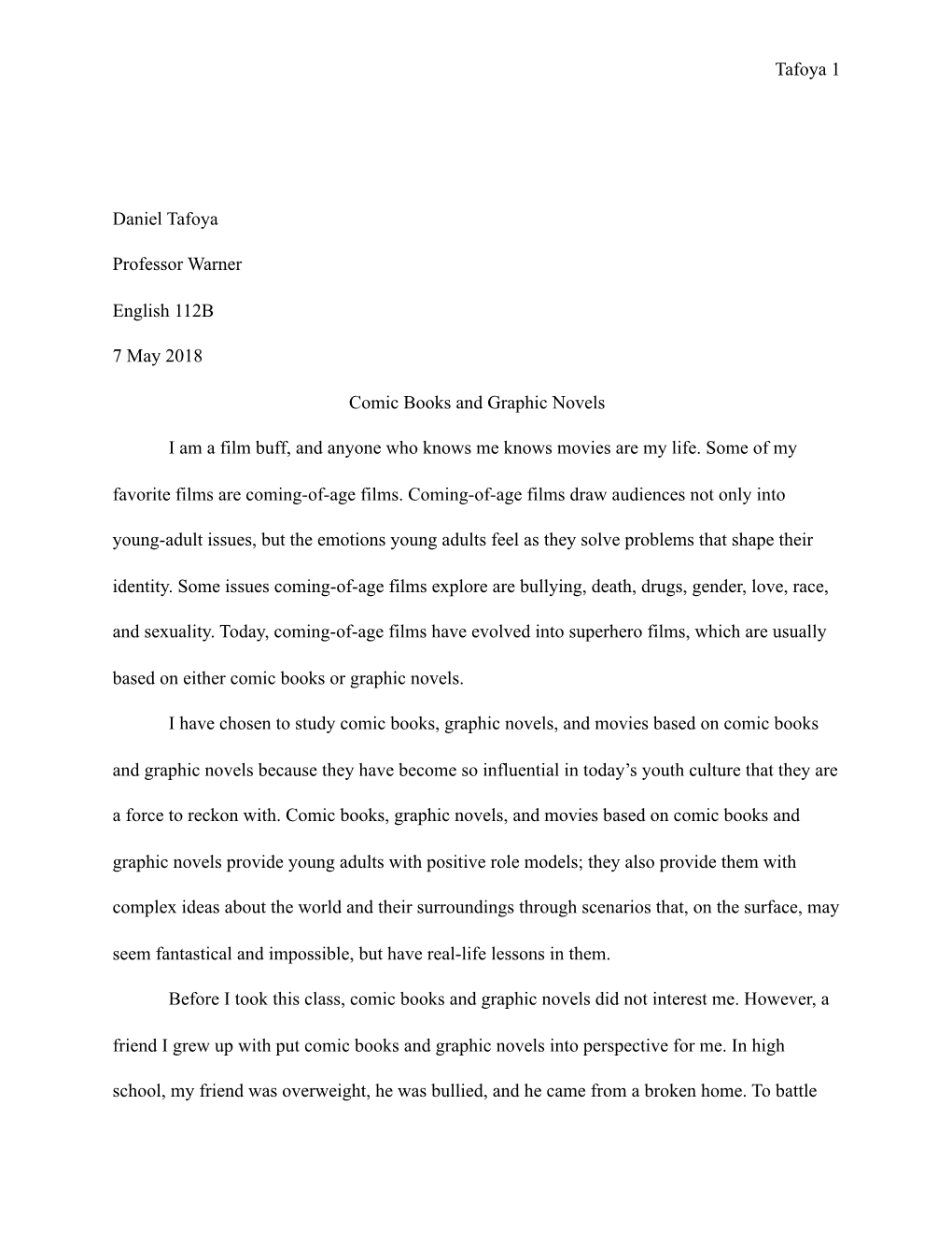 Daniel Tafoya-Annotated Bibliograpy Final Draftpdf.Pdf