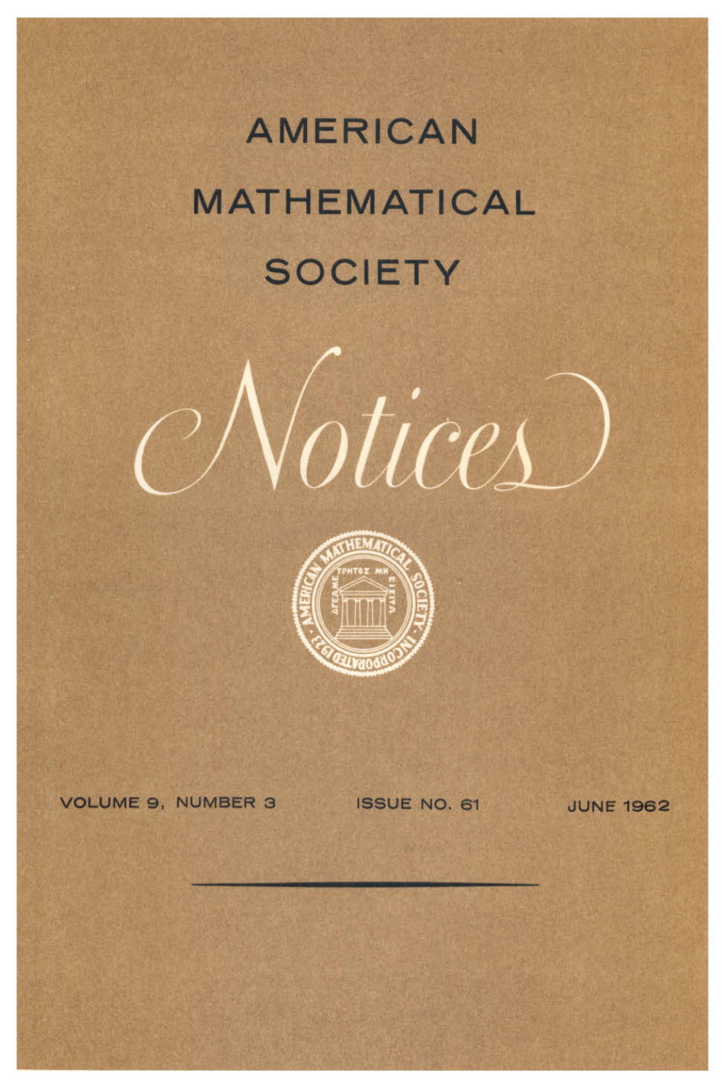 The American Mathematical Society