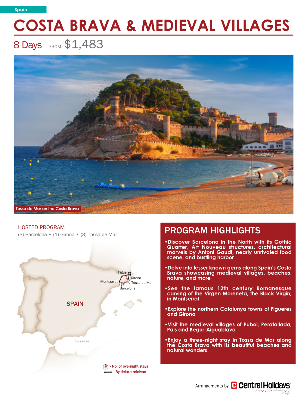 Costa Brava & Medieval Villages