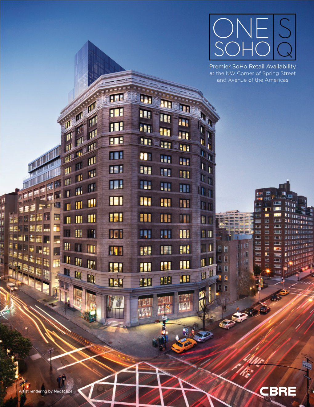 Premier Soho Retail Availability at the NW Corner of Spring Street and Avenue of the Americas