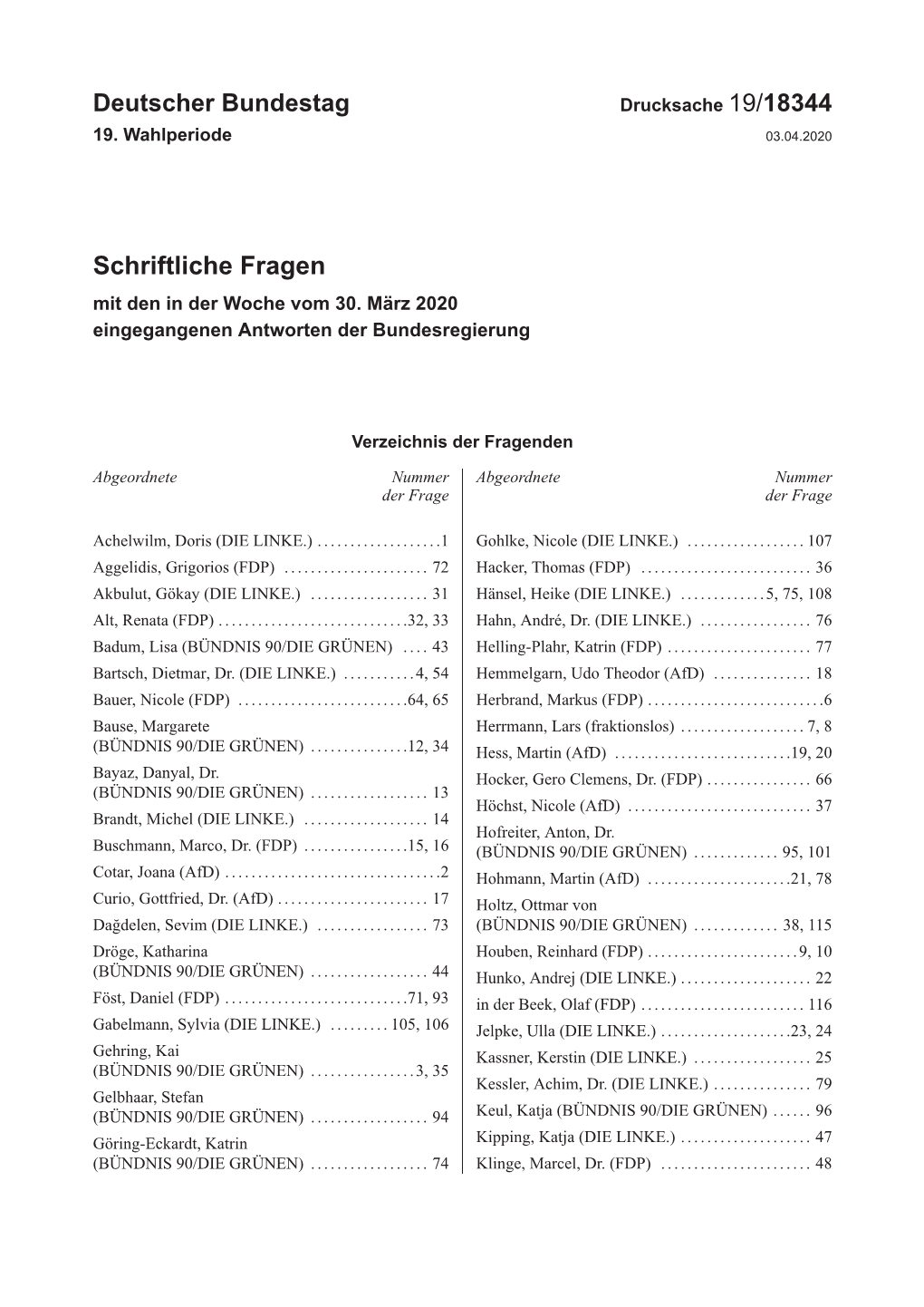 Drucksache 19/18344 19