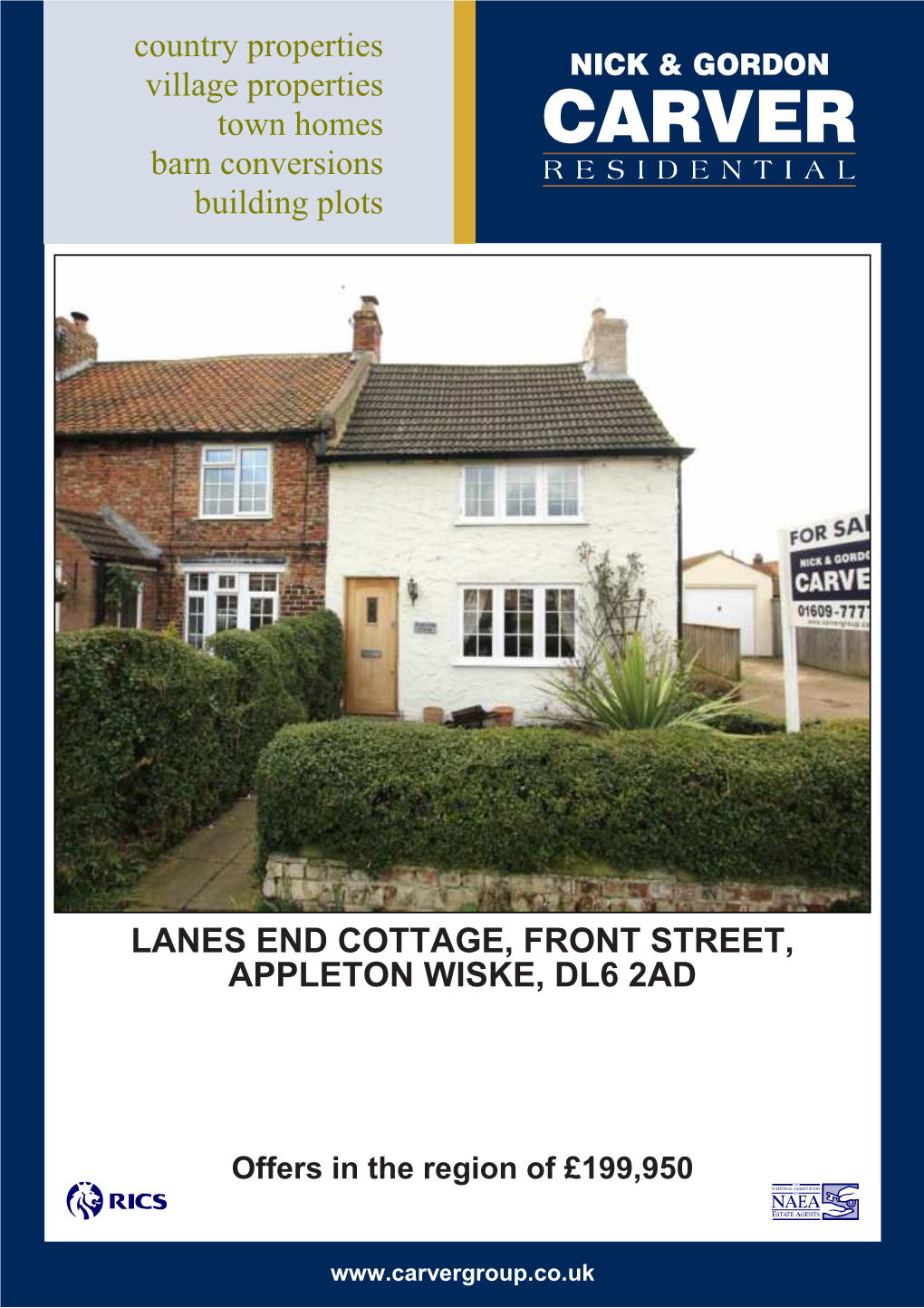 Lanes End Cottage, Front Street, Appleton Wiske, Dl6 2Ad