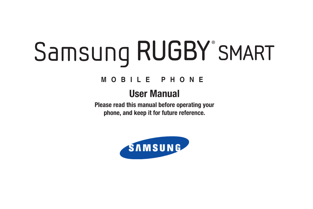 I847 Rugby Smart User Manual