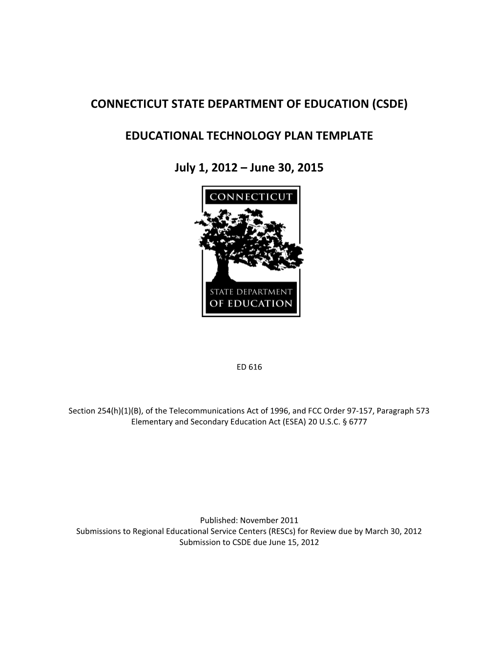 Connecticut State Department of Education (Csde)