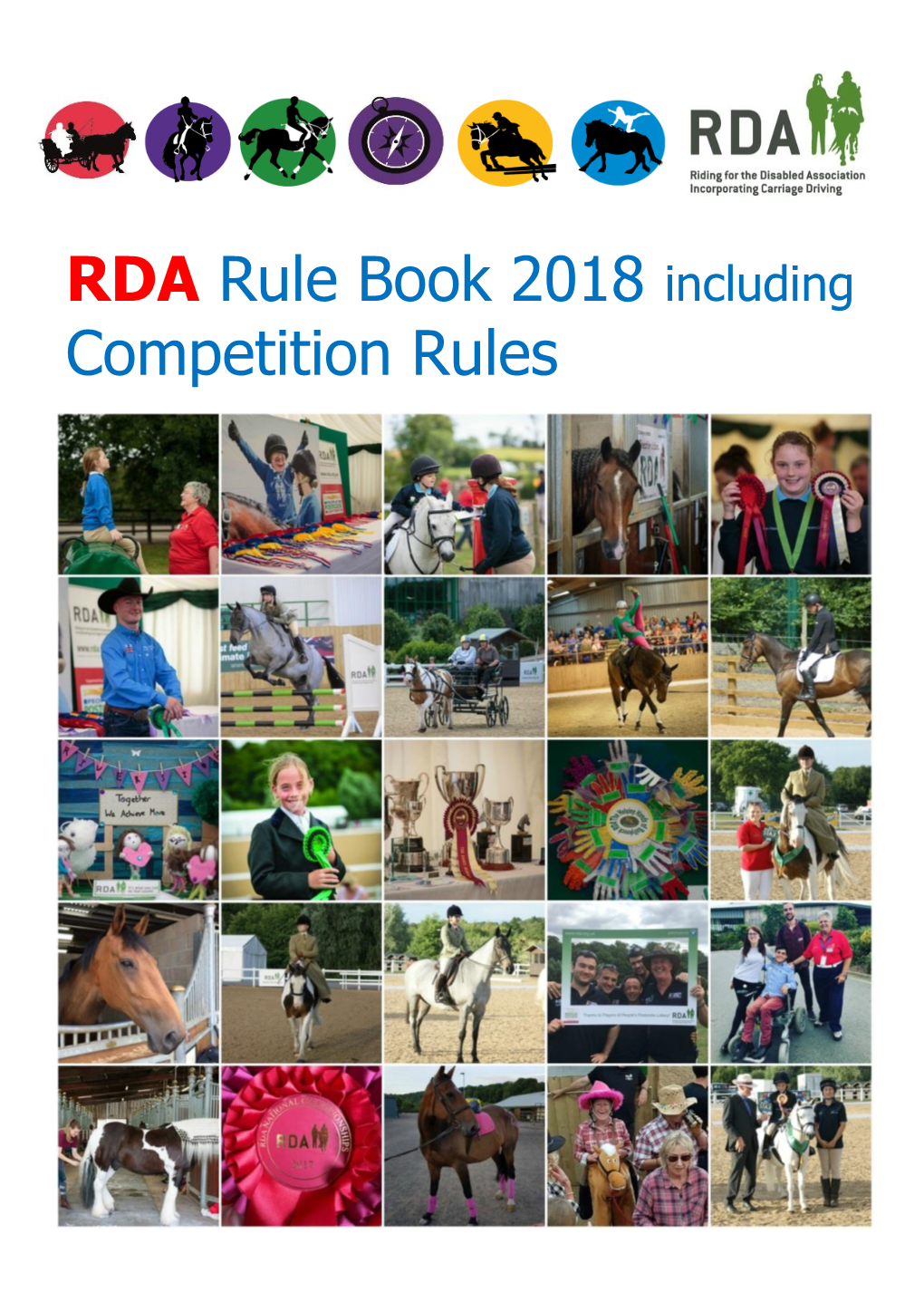 RDA Rule Book 2018 Including Competition Rules