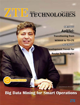 Azqtel: Transitioning from Wimax to TD-LTE