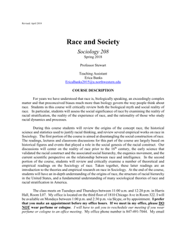 Race and Society