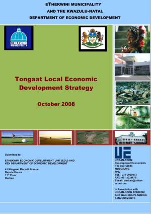Tongaat Local Economic Development Strategy 2008 2