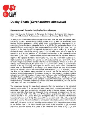 Dusky Shark (Carcharhinus Obscurus)
