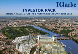 INVESTOR PACK INTERIM RESULTS for the 6 MONTHS ENDING 30TH JUNE 2018 INVESTOR PACK Introduction to Your Presenters