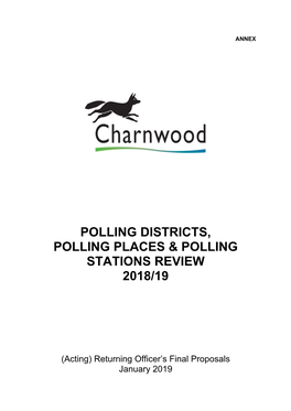 Polling Districts, Polling Places & Polling Stations