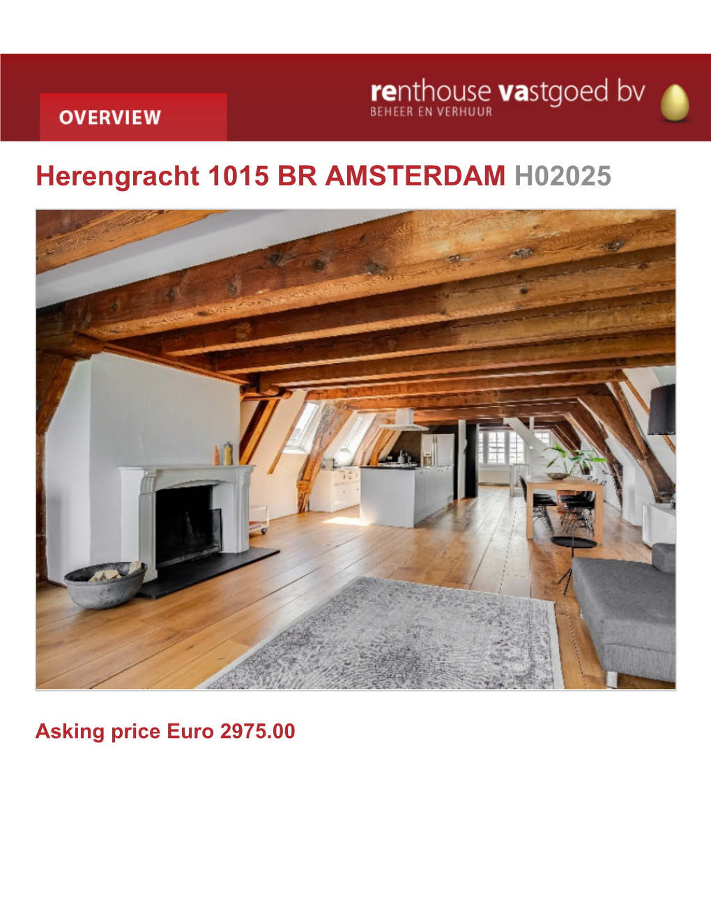 Herengracht 1015 BR AMSTERDAM H02025